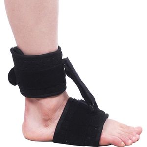 Klapvoetbrace - Nachtspalk hielspoor - Hielspoor brace - zwart