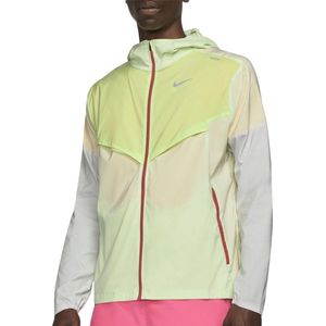 Nike Windrunner Sportjas - Maat L - Mannen - lichtgeel/lichtgroen