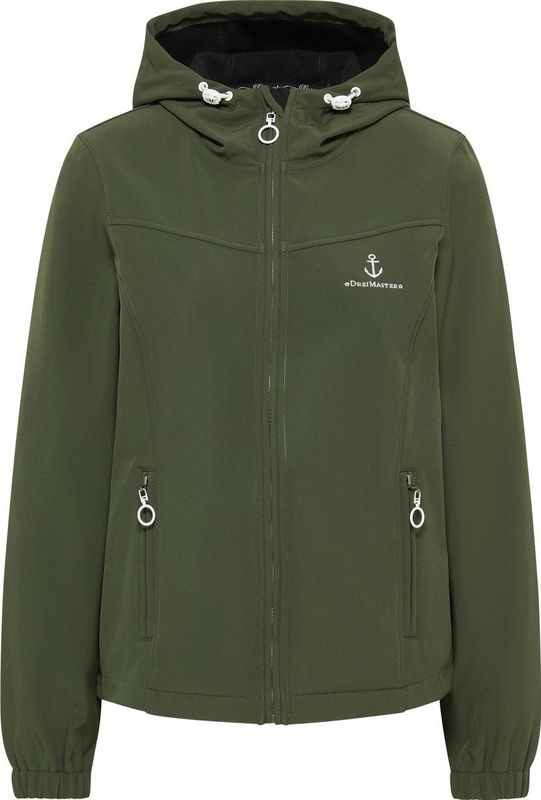 DreiMaster Maritim Functionele jas  groen / wit
