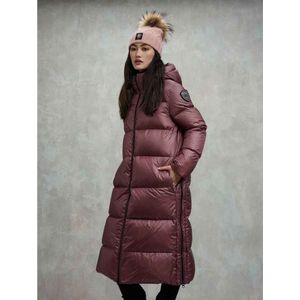 Blauer - Celia - Lang Vest - Granaatappel - Donsjack - Zacht en Warm