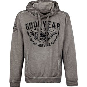 GoodYear George Heren Trui met capuchon - antraciet - M