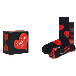 Happy Socks X I Heart You 2P Sokken Giftbox - 41-46