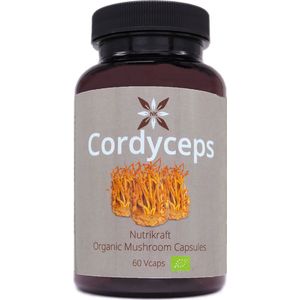 Nutrikraft - Cordyceps Capsules Bio 500mg 60 Caps 1 - Pot 60 Capsules - Nutrikraft