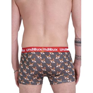 Unabux - Boxerbrief - Zwart - Wit - Rabbit