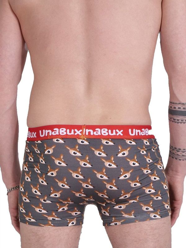 Unabux - Boxerbrief - Zwart - Wit - Rabbit