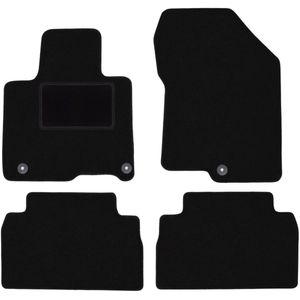Zwarte veloursmatten voor: Hyundai SantaFe IV SUV (2018-)