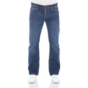 LTB Heren Jeans Broeken Roden bootcut Fit Blauw 31W / 30L Volwassenen Denim Jeansbroek