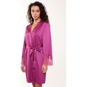 LingaDore Kimono Raspberry Paars 4XL