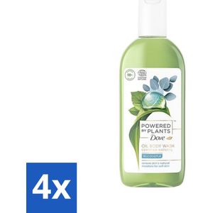 Dove Powered by Plants - Oil Body Wash - Eucalyptus - 250 ml - Voordeelverpakking - 4 stuks