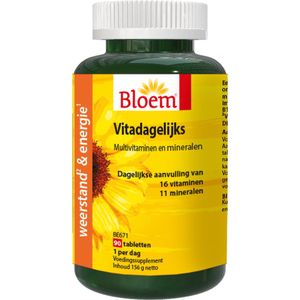 Bloem Vitadagelijks Multivitaminen en Mineralen Tabletten 90TB