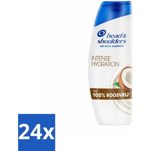 Head & Shoulders - Shampoo - Intense Hydration - 100% Roosvrij - 300 ml - Voordeelverpakking - 24 stuks