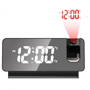 Livista Digitale Wekkerradio met Projectie - Wekkers Digitaal - Projectiewekker - Projectieklok