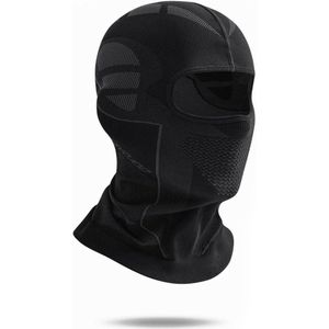 Bivakmuts voor motorfiets winter winddicht warm multifunctioneel voor dames en heren Zwart 1CM