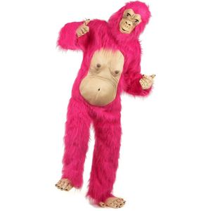 Roze gorilla kostuum voor volwassenen  - Verkleedkleding - One size