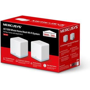 Mercusys - HALO H30 - Wi-Fi Versterker - Wit - AC1300