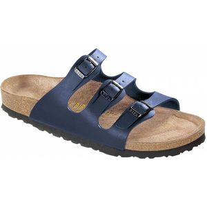 Birkenstock Slippers - Maat 35 - Vrouwen - donker blauw