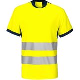 ProJob 6009 SIGNALISATIET-SHIRT EN ISO 20471 KLASSE 2 646009 - Geel/Marine - XL