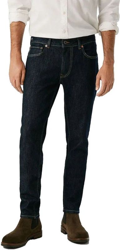 Pepe Jeans - Stanley - Tapered Jeans - Blauw - 99% Katoen 1% Elastaan