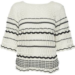 VERO MODA - VMMINOU 2-WAY 2/4 V-BACK PULLOVER - Dames - Gebreide truien