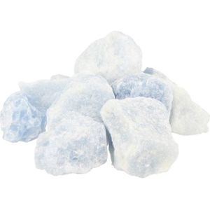Calciet - Blauw Brokjes - 250 Gram - Madagaskar