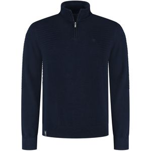 Fellows United Pullover half zip ribs at side Navy (52.1118 - 110)