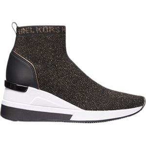 Michael Kors Skyler Boots Instappers/Sneakers Dames - Black/Bronze - Maat 37