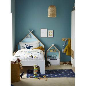 Vertbaudet - Set Dekbedovertrek + Kussensloop - ABECEDAIRE MARIN - Voor Kinderen