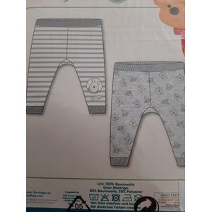 Disney Winnie de Pooh joggingbroekjes, 2-pack, maat 74/80