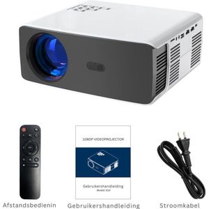 Mini Beamer - Mini Projector - Wit en Grijs