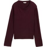 Tom Tailor - Regular Fit - Gebreide Pullover - Effen - Mix van Katoen en Kasjmier