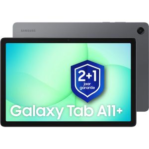 Samsung Galaxy Tab A11 Plus - Wi-Fi - 128GB - Gray + 1 jaar extra garantie