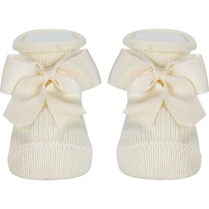 Cóndor Sokken Ribbon Strik | 2595/4 | Cava/Créme | 6-12 mnd | maat 0