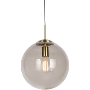 QAZQA ball - Moderne LED Smart Hanglamp incl. wifi - 1 lichts - Ø 30 cm - Goud/messing - Woonkamer | Slaapkamer | Keuken