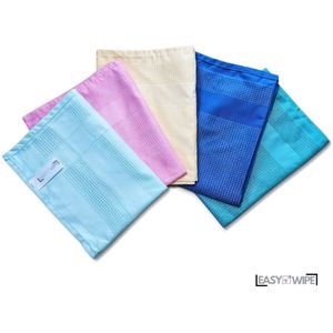 EASY WIPE Microvezeldoekjes - Schoonmaakdoeken - Wonderdoeken - Streeploos resultaat - Startersset - 4 + 1 GRATIS
