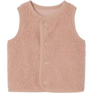 Mouwloos Baby Vest - Imitatiebont - Roze