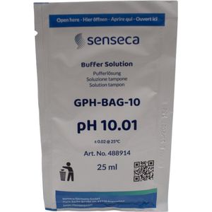 Senseca - Zakjes met pH Buffervloeistof – pH 10.01 – 20 stuks