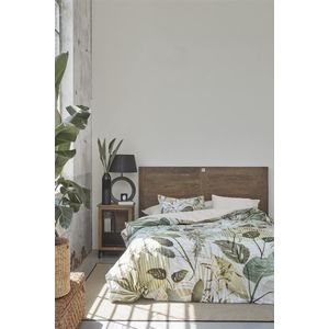 Riviera Maison Sunset Leafs kussensloop - Groen - 60x70