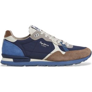 Pepe Jeans - Brit Prints M - Sneakers - Marron - 46 EU