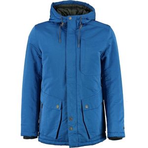 Cast Iron - Heren Jas winter Mountaineer Parka - Blauw - Maat S