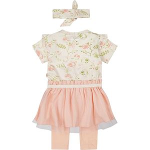 Dirkje Meisjes Kledingset - Faded peach