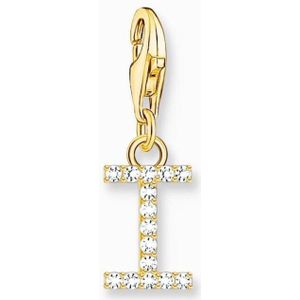 Thomas Sabo - 1972-414-14 - Charm - Dames - 925er Zilver geel verguld - Letter I