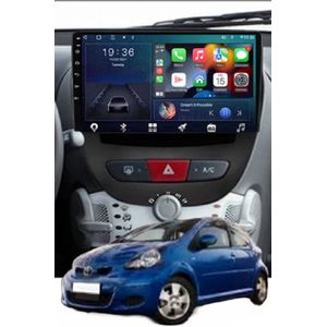 ADIVOX 10.1 inch geschikt voor Toyota Aygo/Peugeot 107/Citroen C1 Android 14 2GB/32GB 8CORE CarPlay/Auto/Wifi/RDS/DSP/5G