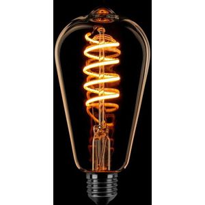 ETH Led Zigbee Spiraal Edison ST64 E27 6W dimtone van 2700k naar 2200k Goud 490L