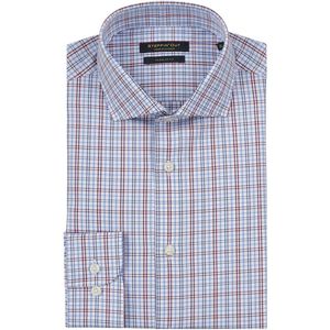 Steppin' Out Overhemd Ruiten Blauw Rood - Maat XXL - Heren