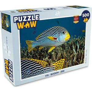 Puzzel Vis - Bodem - Zee - Legpuzzel - Puzzel 500 stukjes