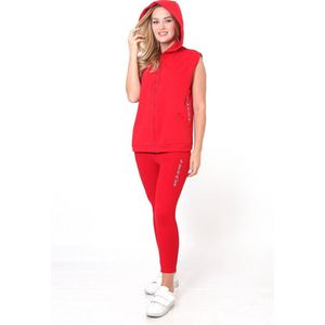 Capri Set ASoL /Hoodie & capri legging /  rood / S