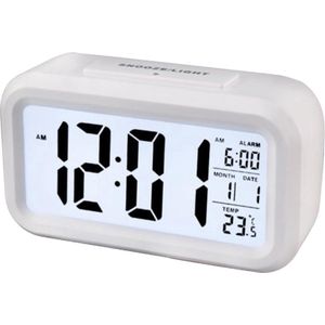 LED - Alarm Wekker - Temperatuur - Datum - Wit