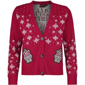 Stranger Things All I want for Christmas is a Demodog Cardigan meerkleurig S Polyester -