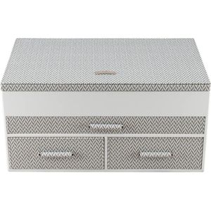 WINDROSE Sieradendoos Calma Jewelry Box White Wit