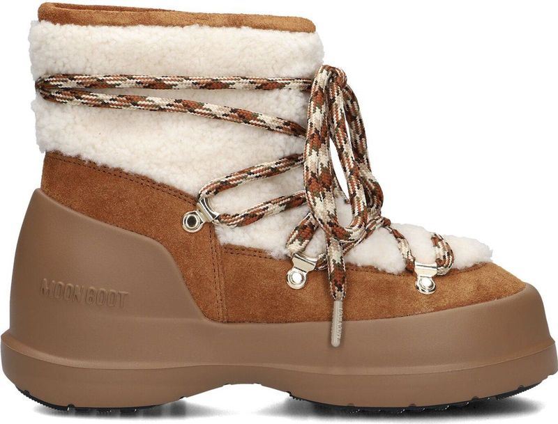 Moon Boot - Winter Snow Boots - Bruin - Dames - Leer
